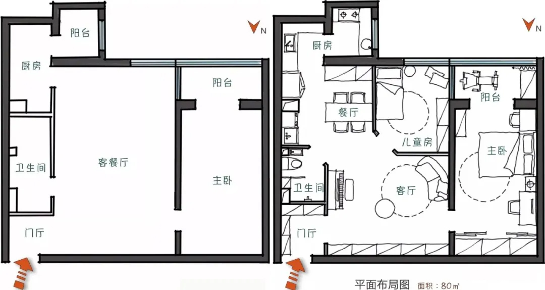 装修设计空间改造的3种小技巧