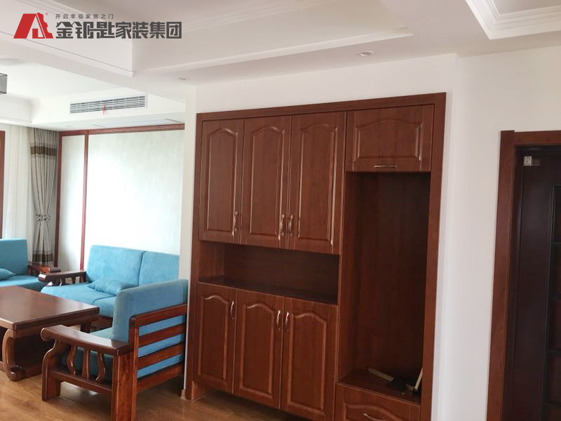 金钥匙家装东方蓝海25栋新中式工地竣工验收