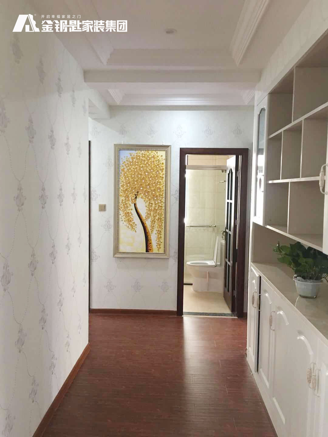 金钥匙家装东方蓝海22栋小美风格工地竣工验收