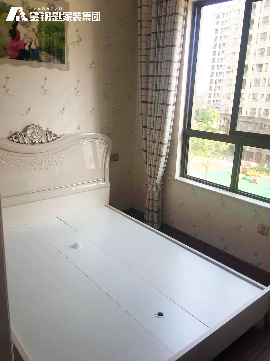 金钥匙家装东方蓝海22栋小美风格工地竣工验收